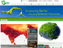 Tablet Screenshot of greengamut.com